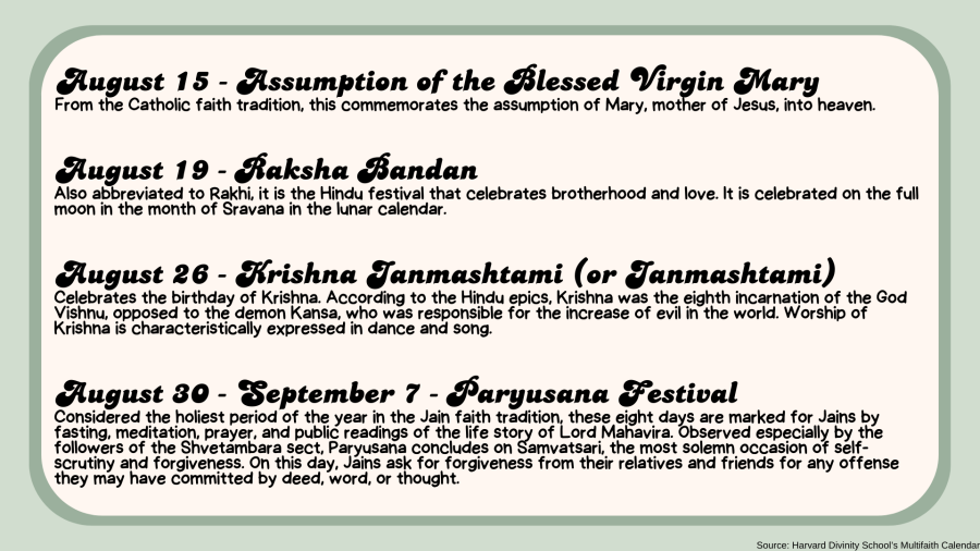 Religious Observance Calendar Intercultural Engagement Baylor