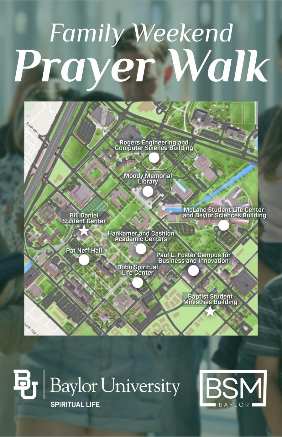 Stops for the Prayer Walk